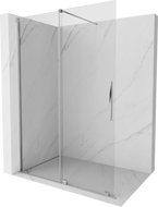 Mexen Velar плъзгаща се душ стена Walk-in 140 x 200 cm, прозрачна 8 mm, хром - 871-140-000-03-01