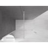 Mexen Velar плъзгаща се душ стена Walk-in 140 x 200 cm, прозрачна 8 mm, хром - 871-140-000-03-01