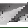 Mexen Velar плъзгаща се душ стена тип Walk-in 130 x 200 cm, прозрачна 8 mm, черна - 871-130-000-03-70