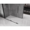 Mexen Velar плъзгаща се душ стена Walk-in 160 x 200 cm, прозрачна 8 mm, черна