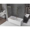 Mexen Fox параван за вана 2-крилен плъзгащ се 100 x 150 cm, прозрачен, златен - 891-100-002-50-00