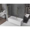 Mexen Fox параван за вана 2-крилен плъзгащ се 100 x 150 cm, прозрачен, златен - 891-100-002-50-00
