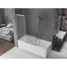 Mexen Fox 2-крилен плъзгащ се параван за баня 120 x 150 см, матиран, хром - 891-120-002-01-30