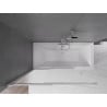Mexen Fox 2-крилен плъзгащ се параван за баня 120 x 150 см, матиран, хром - 891-120-002-01-30
