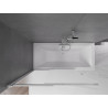Mexen Fox 2-крилен плъзгащ се параван за вана 120 x 150 см, матиран, хром