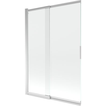 Mexen Fox двукрила плъзгаща се душ кабина 120 x 150 см, прозрачна, хром - 891-120-002-01-00