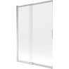 Mexen Fox двукрила плъзгаща се душ кабина 120 x 150 см, прозрачна, хром - 891-120-002-01-00