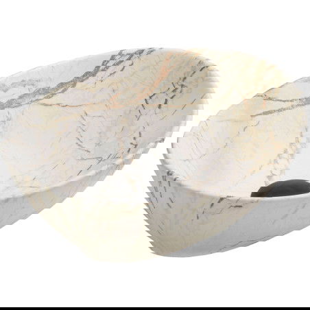 Mexen Elza надплотна мивка 40 x 33 см, бежова камък - 21014095