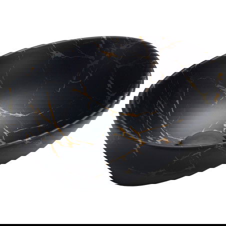 Mexen Elza Мивка върху плот 40 x 33 см, черен камък - 21014098