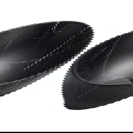 Mexen Elza надплотова мивка 40 x 33 см, черен камък - 21014099