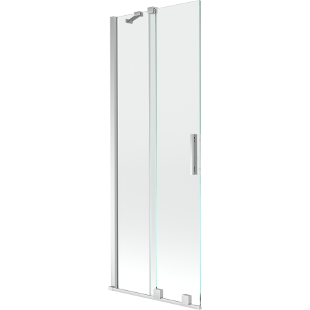 Mexen Velar сгъваем параван за вана, 2 крила, плъзгащ се 70 x 150 cm, прозрачен, хром - 896-070-000-01-01