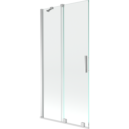 Mexen Velar двукрилен плъзгащ се душ-параван 95 x 150 cm, прозрачен, хром - 896-095-000-01-01