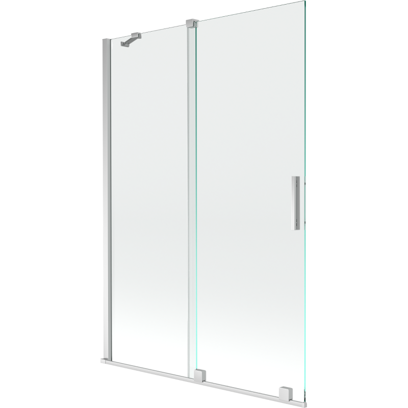 Mexen Velar двойно плъзгащ се екран за вана 120 x 150 см, прозрачен, хром - 896-120-000-01-01
