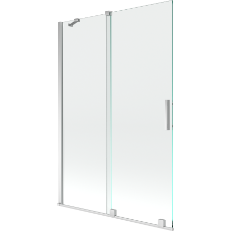 Mexen Velar двойно плъзгащ се екран за вана 120 x 150 см, прозрачен, хром - 896-120-000-01-01