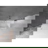 Mexen Velar душ параван двукрилен 130 x 150 cm, прозрачен, хром - 896-130-000-01-01