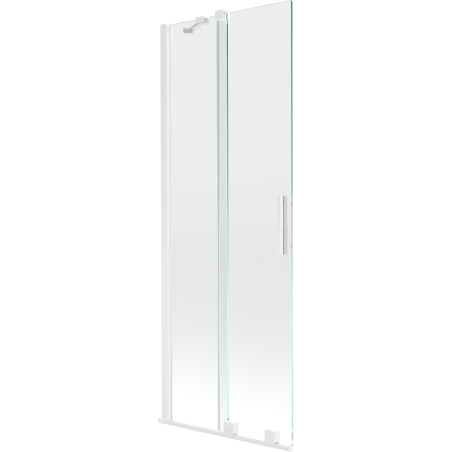 Mexen Velar параван за вана, плъзгащ се, 2-крил, 75 x 150 cm, прозрачен, бял - 896-075-000-01-20