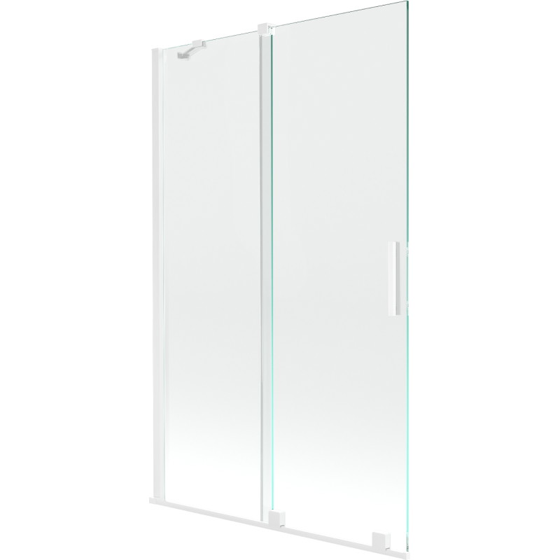 Mexen Velar плъзгащ се двумерен вана екран 110 x 150 см, прозрачен, бял