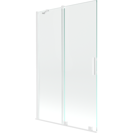 Mexen Velar плъзгащ се двумерен вана екран 110 x 150 см, прозрачен, бял