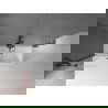 Mexen Velar двукрилен плъзгащ се параван за вана 75 x 150 cm, прозрачен, черен - 896-075-000-01-70