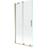 Mexen Velar параван за вана, плъзгаща се с 2 крила 95 x 150 см, прозрачен, златен - 896-095-000-01-50