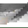 Mexen Velar двукрилен плъзгащ параван за вана 70 x 150 cm, прозрачен, златист матов - 896-070-000-01-55