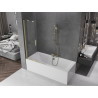 Mexen Velar параван за вана 2-крилен, плъзгащ се 90 x 150 см, прозрачен, златист