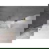 Mexen Velar душ кабина за вана 2-крилна плъзгаща се 110 x 150 cm, прозрачна, златна четкана - 896-110-000-01-55