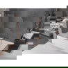 Mexen Velar плъзгащ се параван за вана, двукрилен 140 x 150 см, прозрачен, четкована мед - 896-140-000-01-65