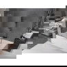 Mexen Velar параван за баня 2-крилен плъзгащ се 85 x 150 cm, прозрачен, четково оръжейно сив - 896-085-000-01-66