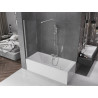 Mexen Velar вана екран 2-крилен плъзгащ се 160 x 150 см, прозрачен, хром