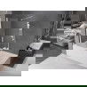 Mexen Velar параван за вана, 2-крилен, плъзгащ се, 150 x 150 см, прозрачен, бял - 896-150-000-01-20