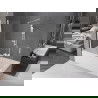 Mexen Velar параван за вана, разтегателен с 2 крила, 180 x 150 см, прозрачен, бял - 896-180-000-01-20