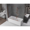 Mexen Velar разтегателен екран за вана, двукрилен, 150 x 150 см, прозрачен,