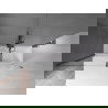 Mexen Velar двукрилен подвижен екран за вана 180 x 150 cm, прозрачен, четка в цвят gun gray - 896-180-000-01-66