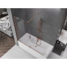 Mexen Velar разтегателен параван за вана с 2 крила 160 x 150 см, прозрачен,