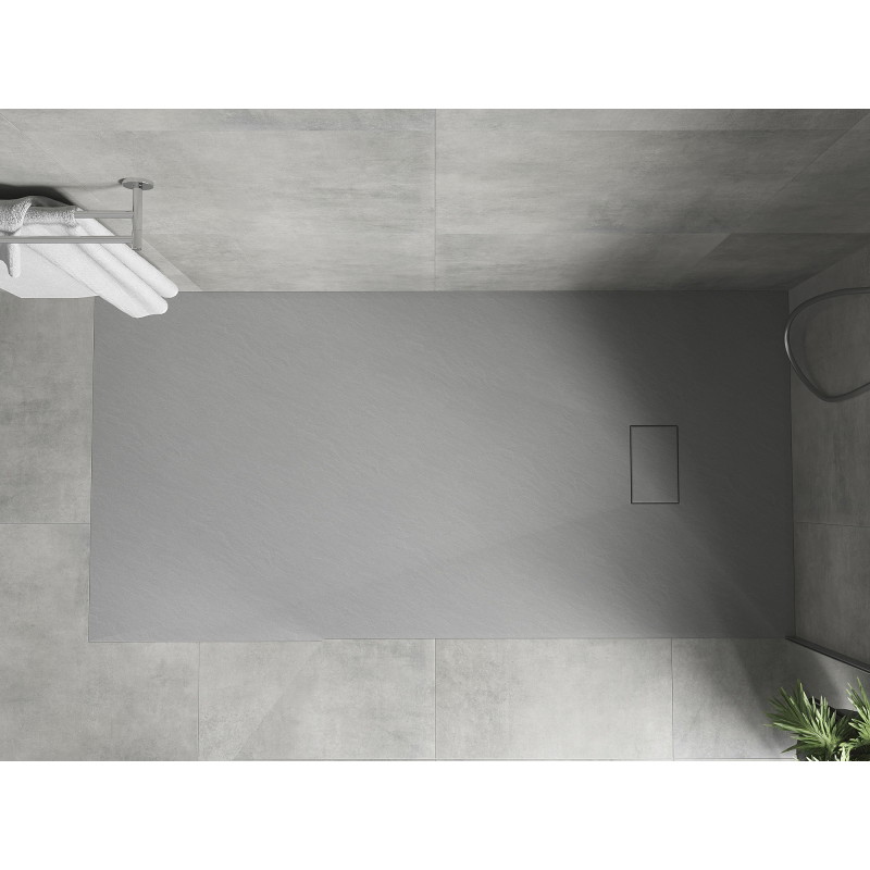 Mexen Hugo правоъгълна поддушова корита SMC 170 x 80 cm, сив - 42618017
