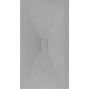 Mexen Hugo правоъгълна корито SMC 200 x 100 cm, сив - 42611020