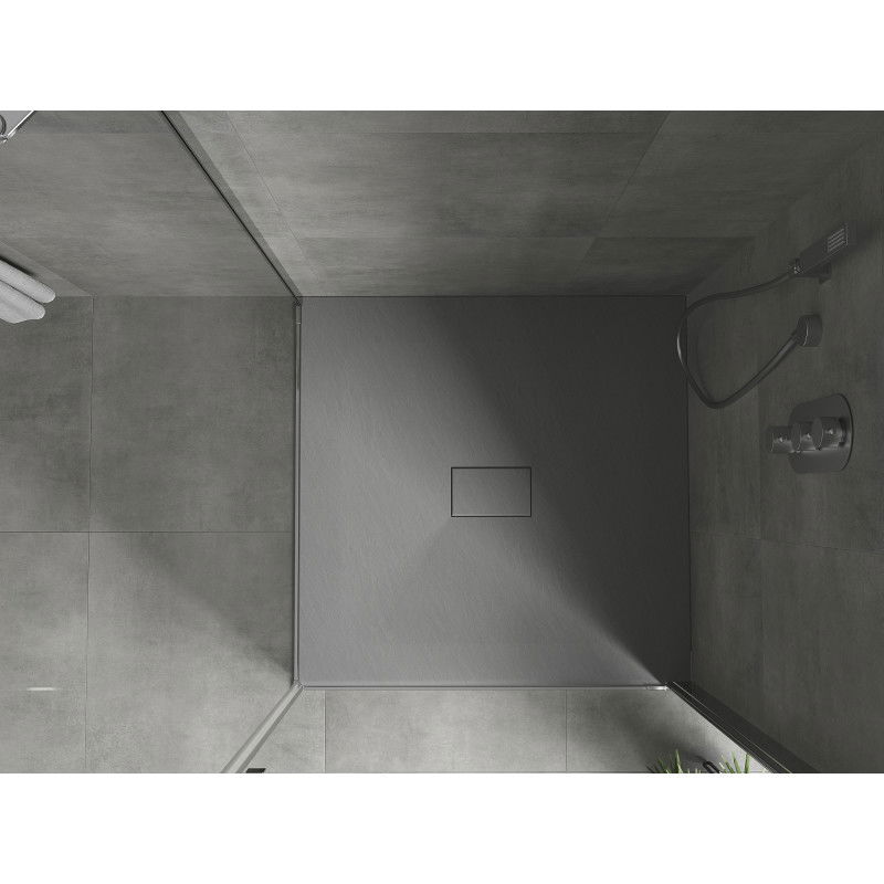 Mexen Hugo квадратен душ поддон SMC 100 x 100 см, сив - 42611010