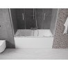 Mexen Velar Дуо параван за вана, 2-крилен, плъзгащ се 150 x 150 см, прозрачен,