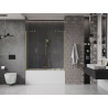 Mexen Velar Двойна параван за вана 2-крила плъзгащ се 160 x 150 см, прозрачен,