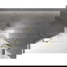 Mexen Velar Duo параван за вана 2-крили сгъваем 160 x 150 cm, прозрачен, златист мат - 896-160-000-02-55