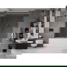 Mexen Velar Duo параван за вана с 2 крила, разтегателен, 140 x 150 см, прозрачен, розово злато - 896-140-000-02-60
