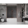 Mexen Velar Двукомпонентен параван за вана, плъзгащ, 150 x 150 см, прозрачен,