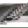 Mexen Velar Duo параван за вана 2-сгъваем, разтегателен 140 x 150 см, прозрачен, четка за мед - 896-140-000-02-65