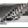 Двустръкален подвижен екран за вана Mexen Velar Duo 180 x 150 см, прозрачен, златен - 896-180-000-02-50