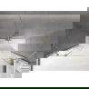 Mexen Velar Duo вана екран с 2 плъзгащи крила 200 x 150 см, прозрачен, златен мат - 896-200-000-02-55