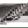 Mexen Velar Duo стъклен параван за вана, двукрилен плъзгащ, 200 x 150 см, прозрачен, четкана мед - 896-200-000-02-65