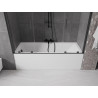 Mexen Velar Дуо вана параван 2-крилен плъзгащ се 200 x 150 см, прозрачен, четка