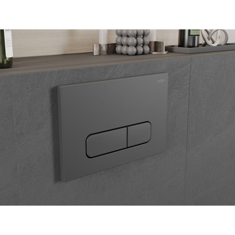 Mexen Fenix 02 бутон за промиване, gun gray - 600266