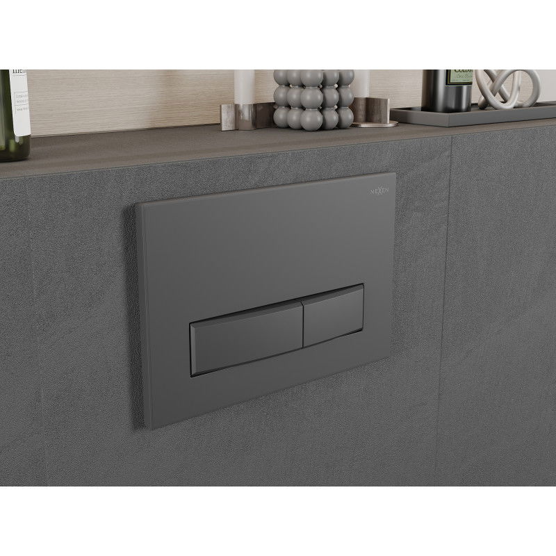 Mexen Fenix 09 бутон за промиване, gun gray - 600966